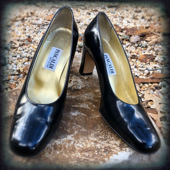 Pancaldi Black Pumps 10B very good used condition - Picture 5 of 6